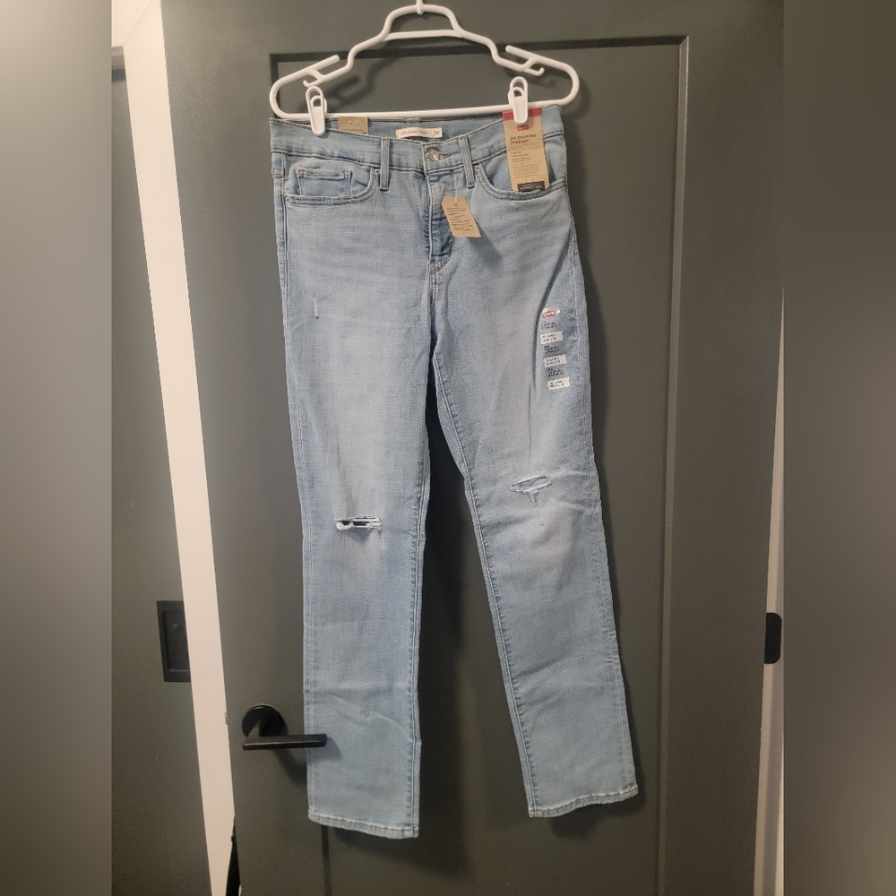 Levi's 314 shaping straight Jeans Size 10 Long.  30/32
